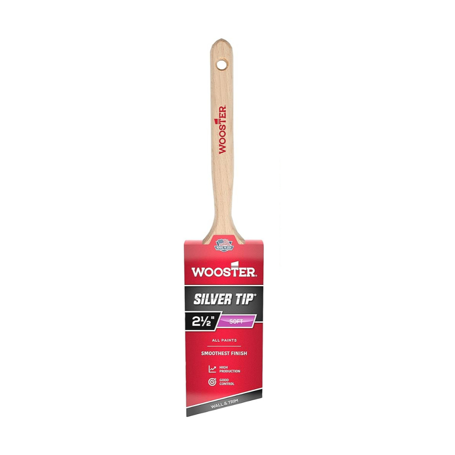 Wooster Silver Tip Soft CT Polyester Angle Sash Brush