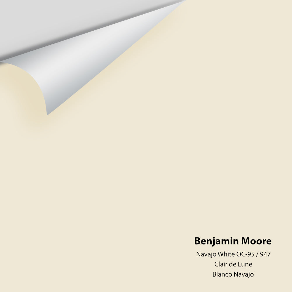 Digital color swatch of Benjamin Moore's Navajo White OC-95 Peel & Stick Sample available at Ricciardi BRothers in PA, DE, & NJ.