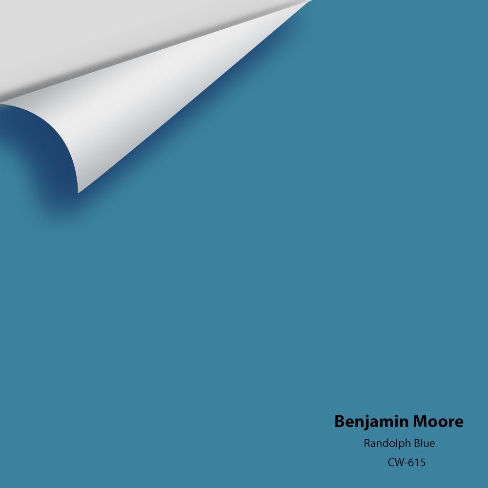 Digital color swatch of Benjamin Moore's Randolph Blue CW-615 Peel & Stick Sample available at Ricciardi BRothers in PA, DE, & NJ.