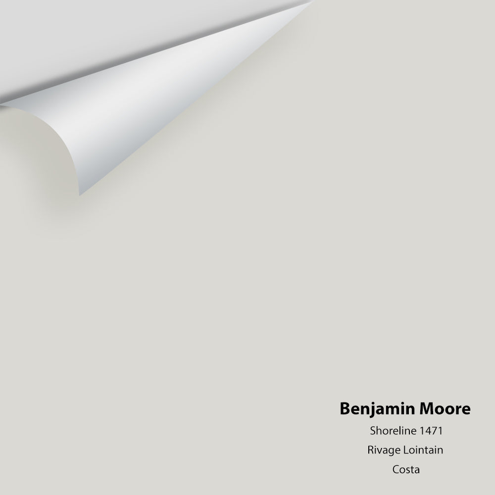 Digital color swatch of Benjamin Moore's Shoreline 1471 Peel & Stick Sample available at Ricciardi BRothers in PA, DE, & NJ.