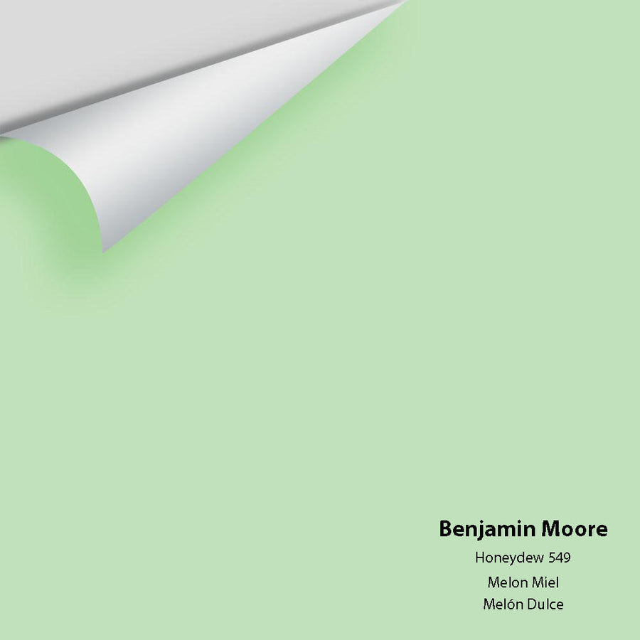 Digital color swatch of Benjamin Moore's Honeydew 549 Peel & Stick Sample available at Ricciardi BRothers in PA, DE, & NJ.