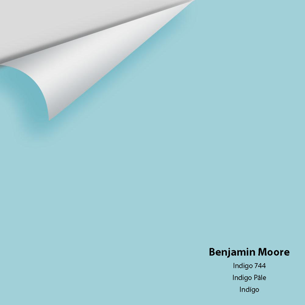Digital color swatch of Benjamin Moore's Indigo 744 Peel & Stick Sample available at Ricciardi BRothers in PA, DE, & NJ.