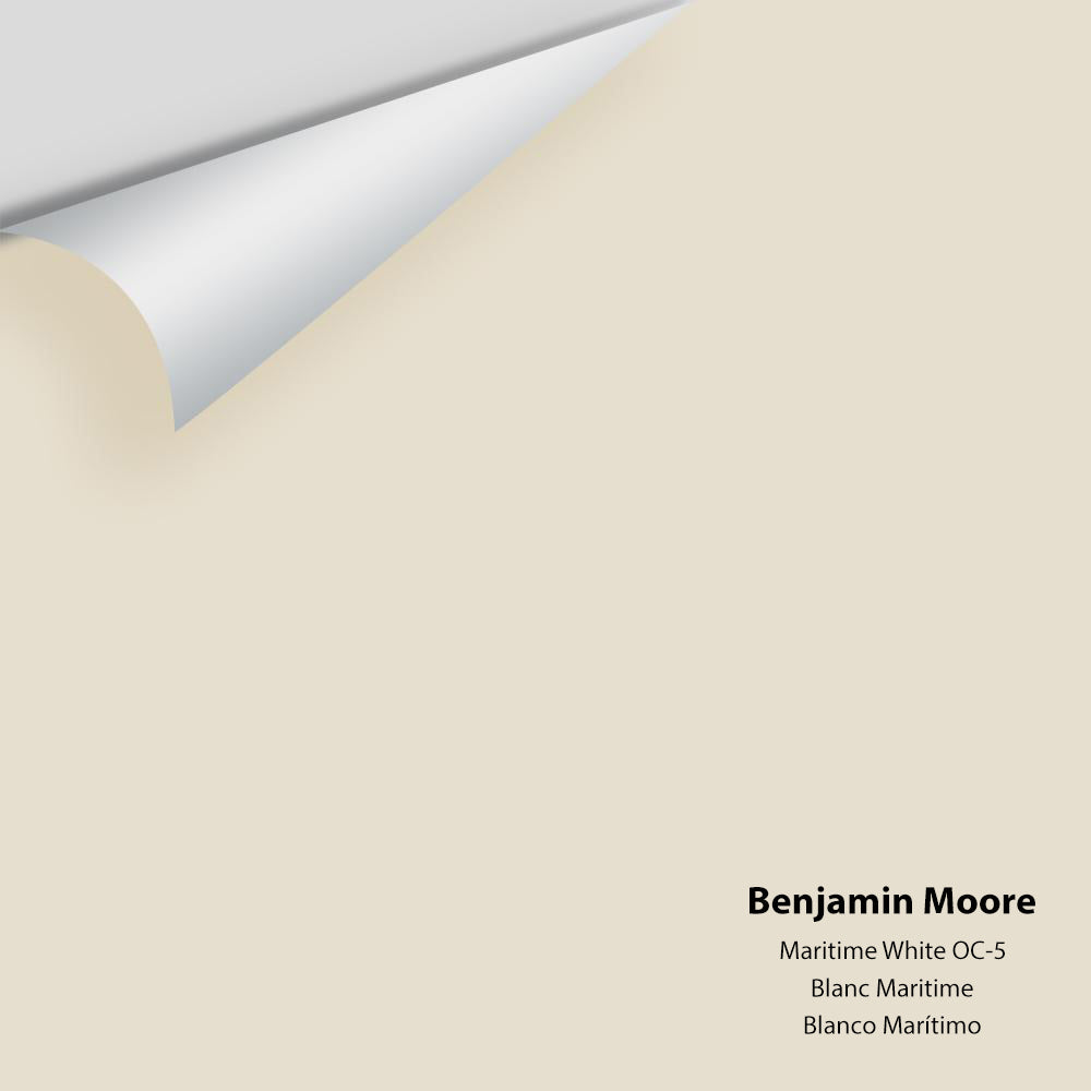 Digital color swatch of Benjamin Moore's Maritime White 963 Peel & Stick Sample available at Ricciardi BRothers in PA, DE, & NJ.