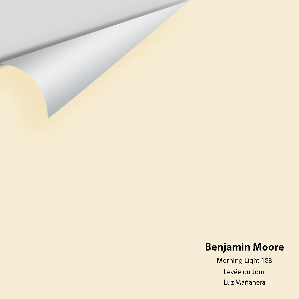 Digital color swatch of Benjamin Moore's Morning Light 183 Peel & Stick Sample available at Ricciardi BRothers in PA, DE, & NJ.