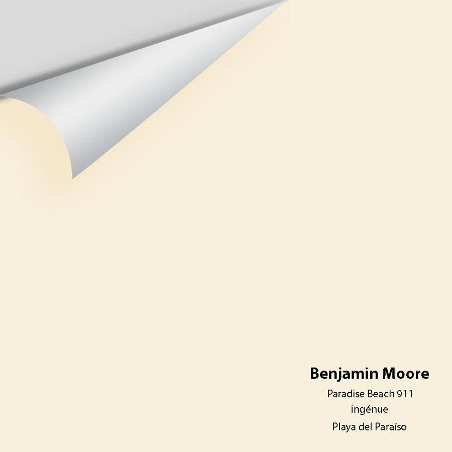 Digital color swatch of Benjamin Moore's Paradise Beach 911 Peel & Stick Sample available at Ricciardi BRothers in PA, DE, & NJ.