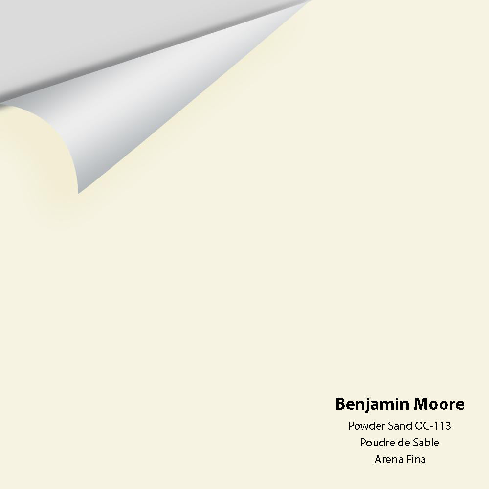 Digital color swatch of Benjamin Moore's Powder Sand OC-113 Peel & Stick Sample available at Ricciardi BRothers in PA, DE, & NJ.