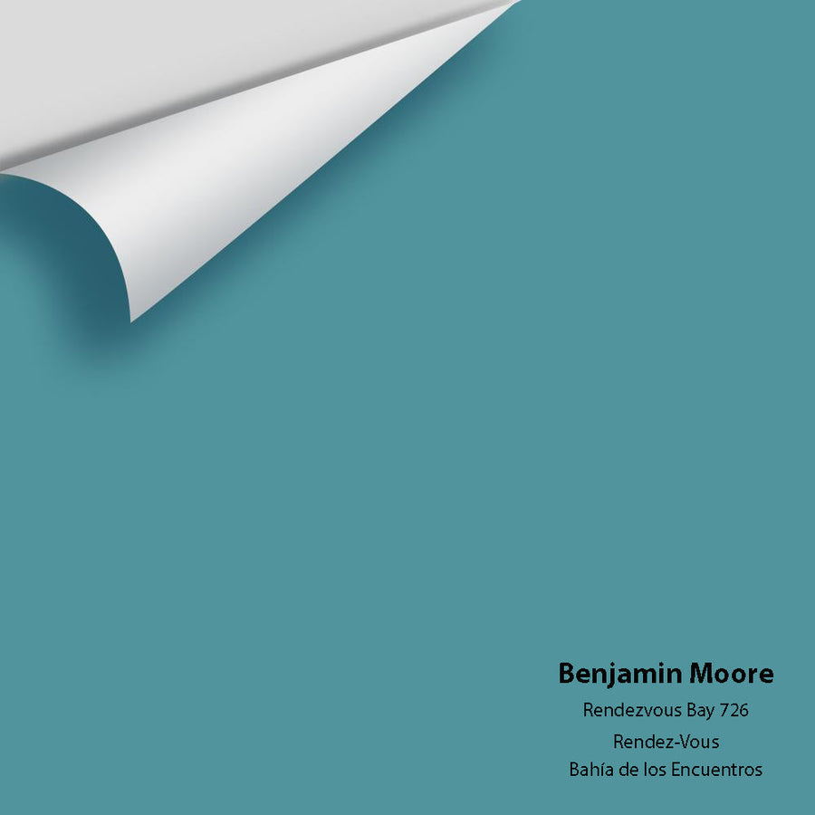 Digital color swatch of Benjamin Moore's Rendezvous Bay 726 Peel & Stick Sample available at Ricciardi BRothers in PA, DE, & NJ.