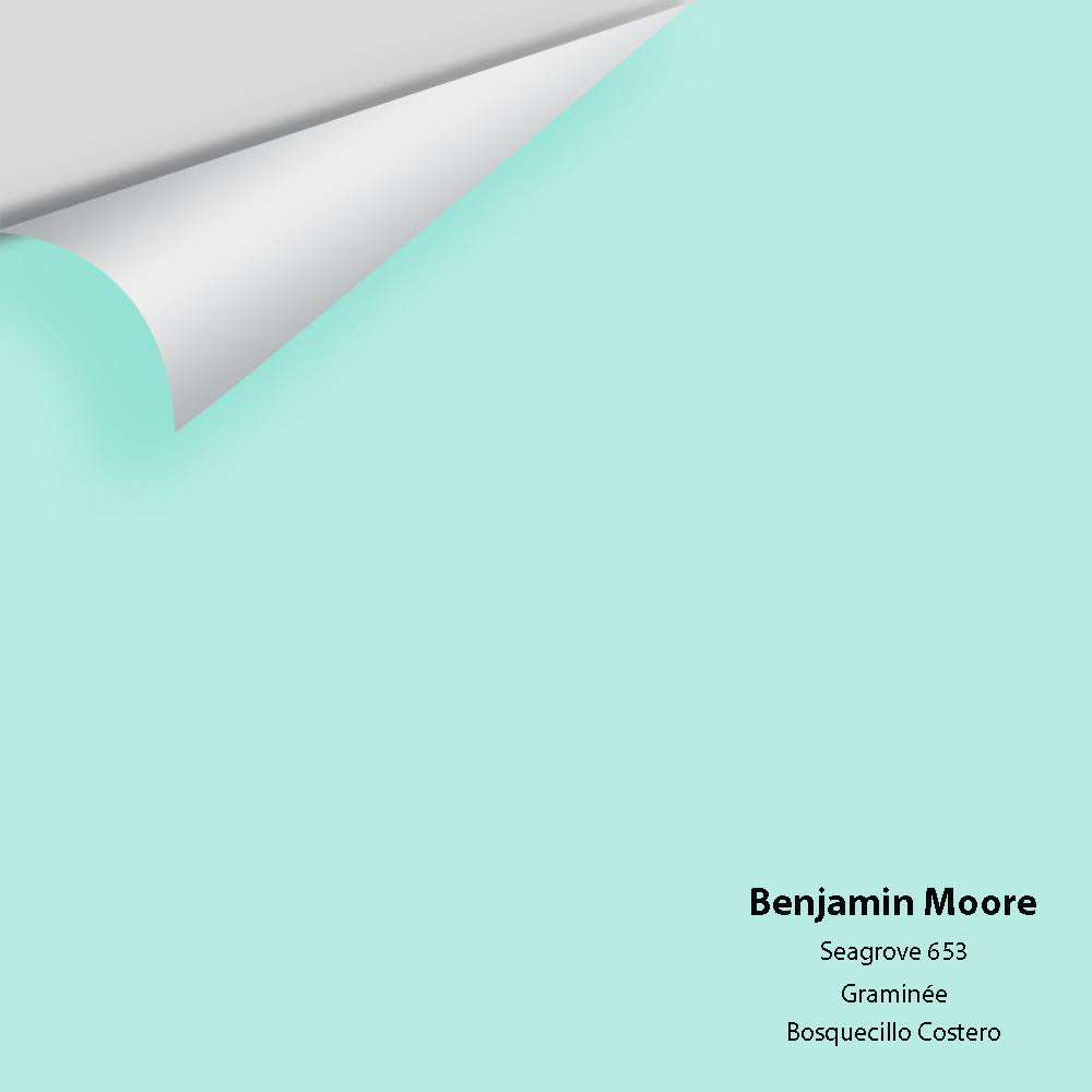 Digital color swatch of Benjamin Moore's Seagrove 653 Peel & Stick Sample available at Ricciardi BRothers in PA, DE, & NJ.