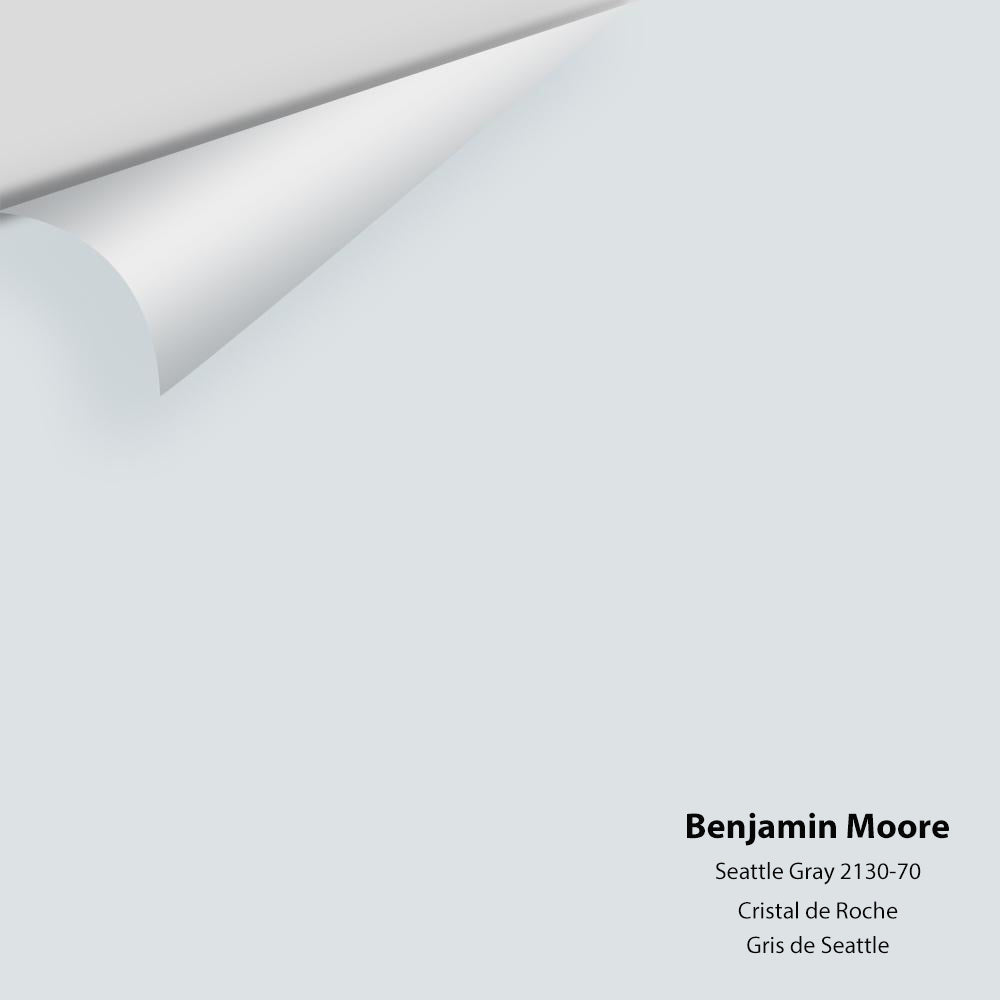 Digital color swatch of Benjamin Moore's Seattle Gray 2130-70 Peel & Stick Sample available at Ricciardi BRothers in PA, DE, & NJ.