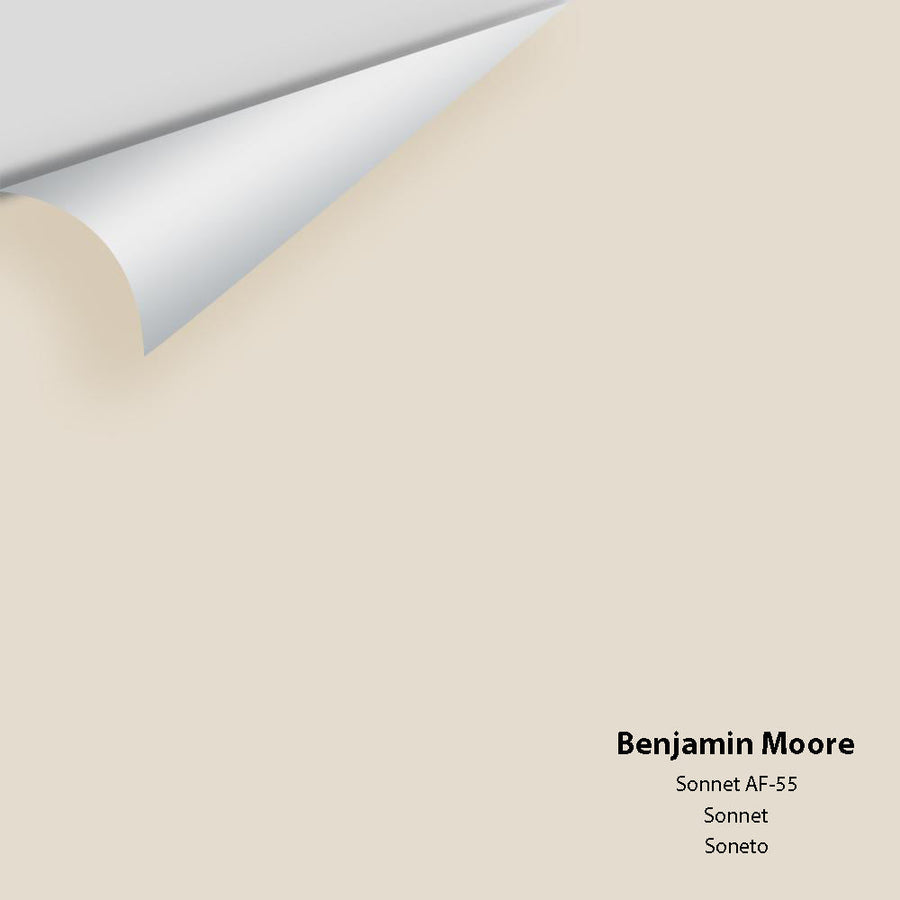 Digital color swatch of Benjamin Moore's Sonnet AF-55 Peel & Stick Sample available at Ricciardi BRothers in PA, DE, & NJ.