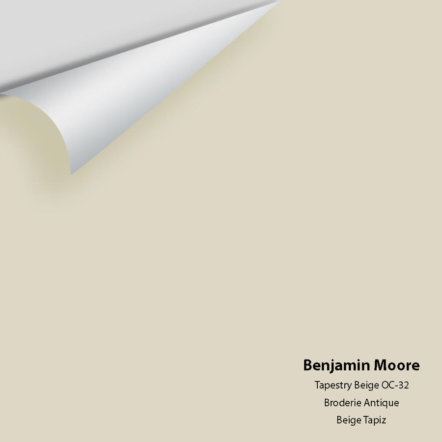 Digital color swatch of Benjamin Moore's Tapestry Beige OC-32 Peel & Stick Sample available at Ricciardi BRothers in PA, DE, & NJ.