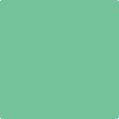 Benjamin Moore's 2036-40 Meadowlands Green Paint Color