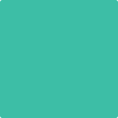 Benjamin Moore's 2039-40 Teal Blast Paint Color