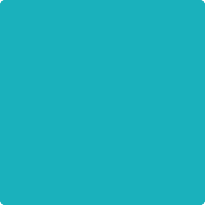 Benjamin Moore's 2056-40 Blue Aqua Paint Color