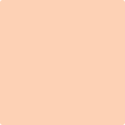 Benjamin Moore's 2167-50 Perfect Peach Paint Color